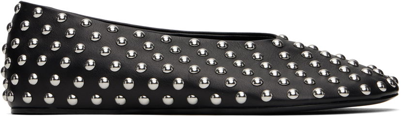 Tennarit ja kengät Jil Sander Jil Sander Studded Leather Ballerina Flats Musta | J15WZ0026_P8173
