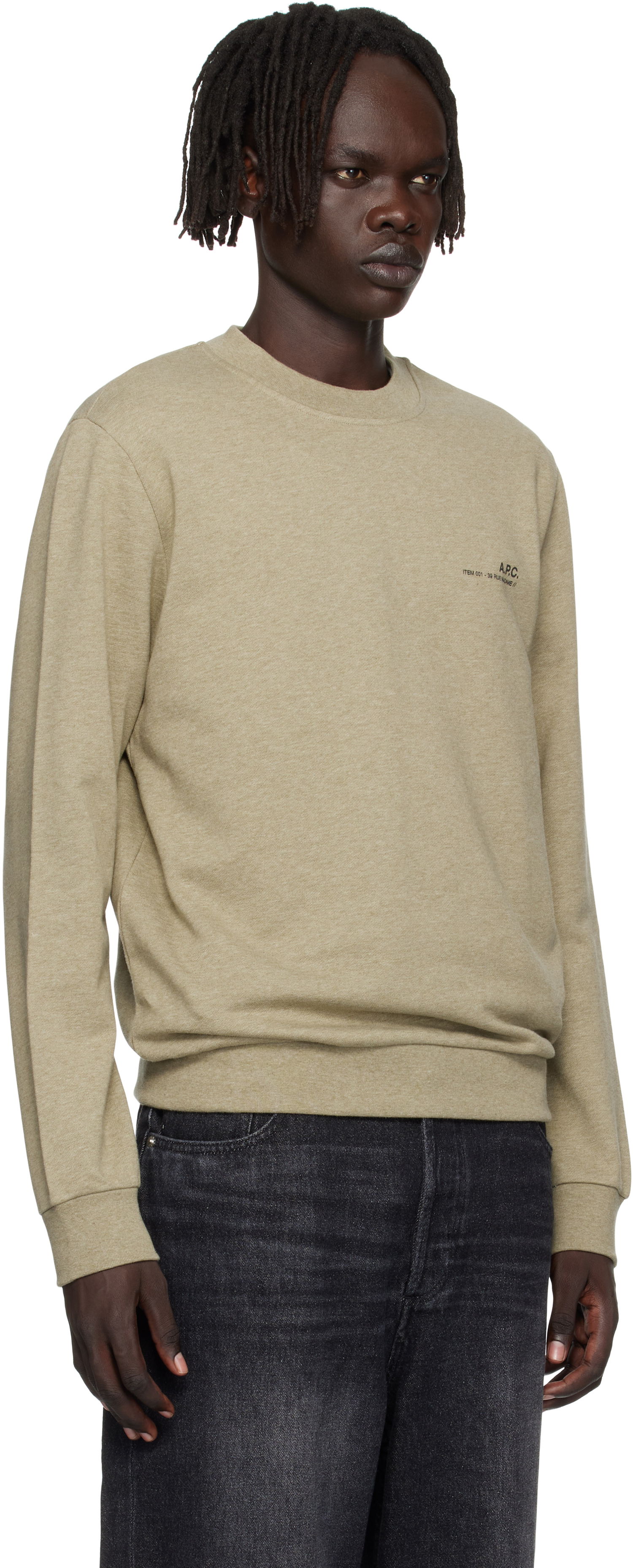 Huppari A.P.C. A.P.C. Standard Item Sweatshirt Vihreä | COHGT-M27927, 1