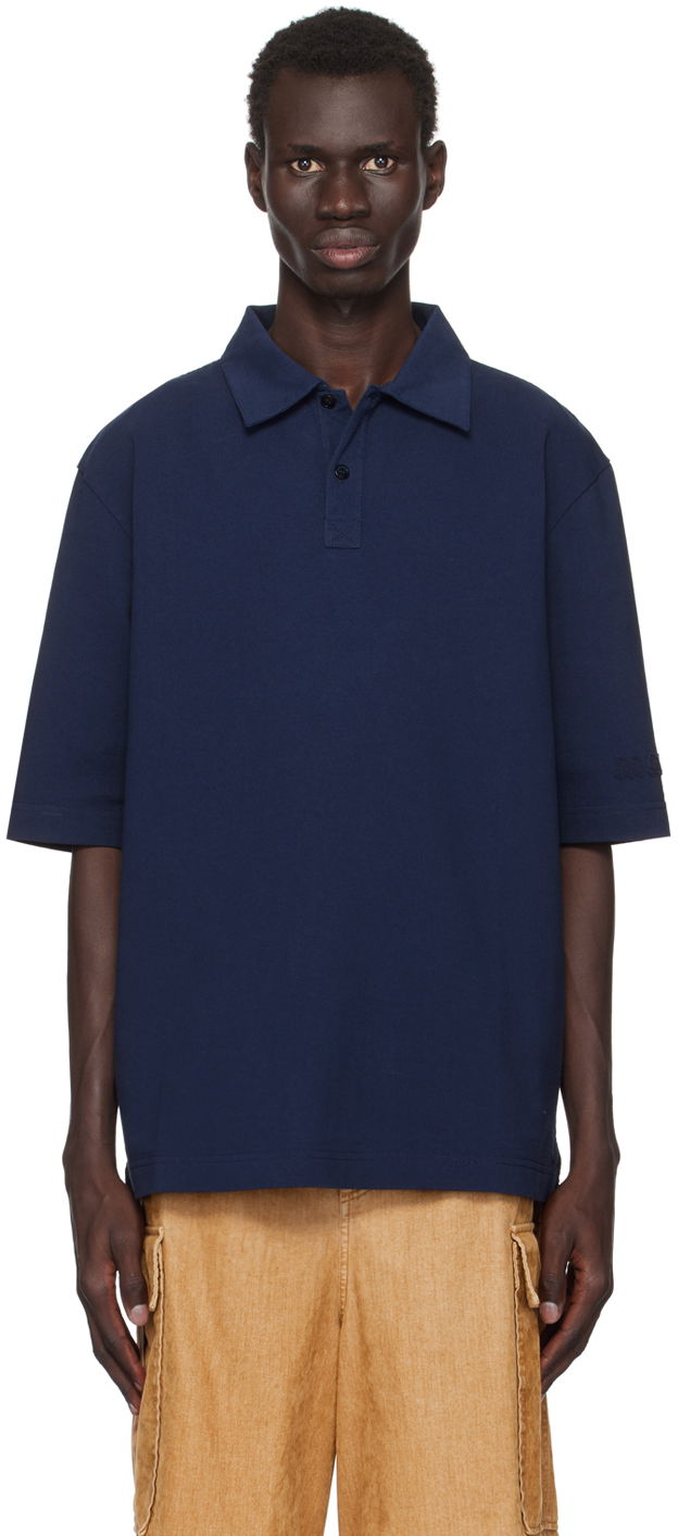 Poolopaita Marni Oversized Polo Tummansininen | POMU0037X0 UTC406, 0