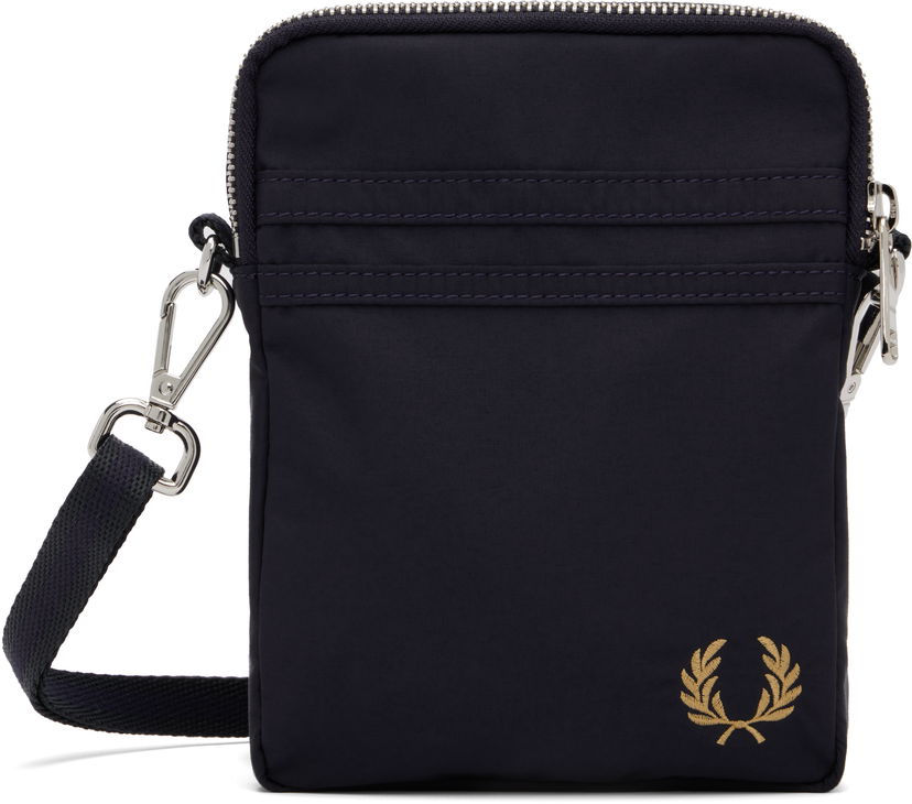 Olkalaukku Fred Perry Fred Perry Brentham Nylon Side Bag Tummansininen | L9263