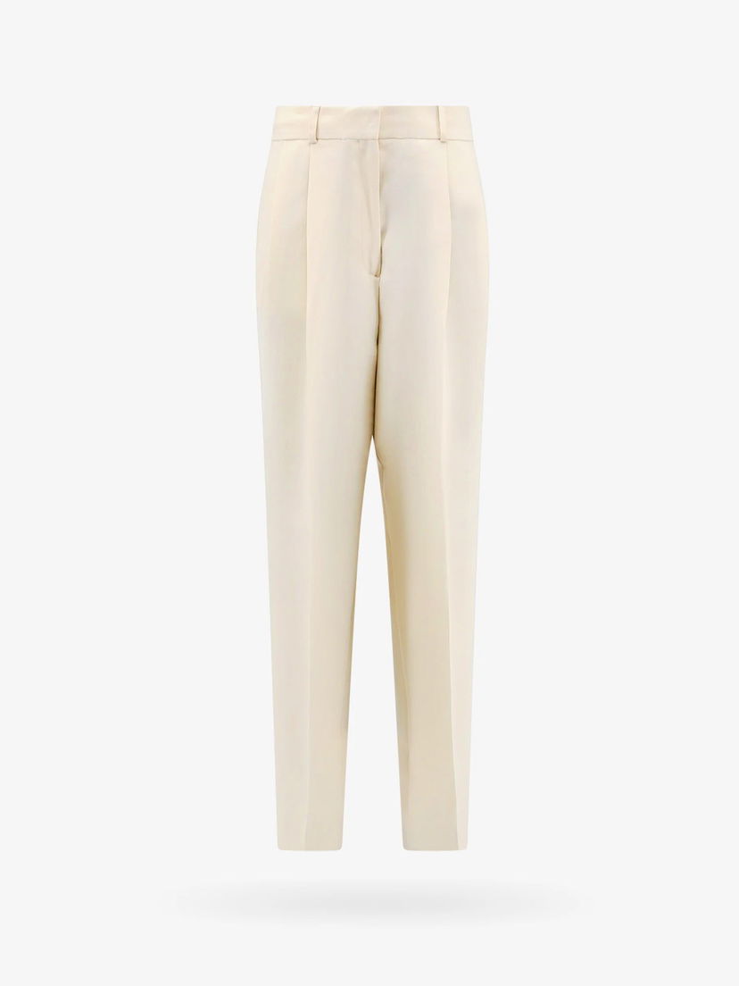 Housut TOTEME Straight Leg Dress Pants Beige | 234WRB847FB0065007