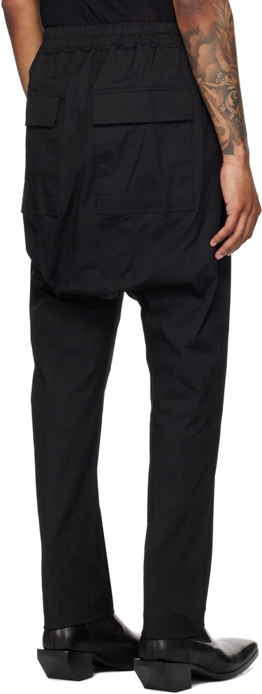 Housut Rick Owens Rick Owens Concordians Drawstring Trousers Musta | RU02E1380 TE, 2
