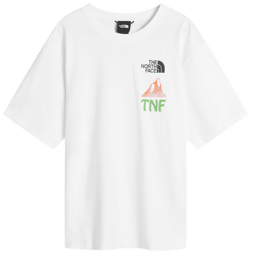T-paita The North Face Men's Heaven & Earth Graphic T-Shirt, Size Small Valkoinen | NF0A8CKKFN4