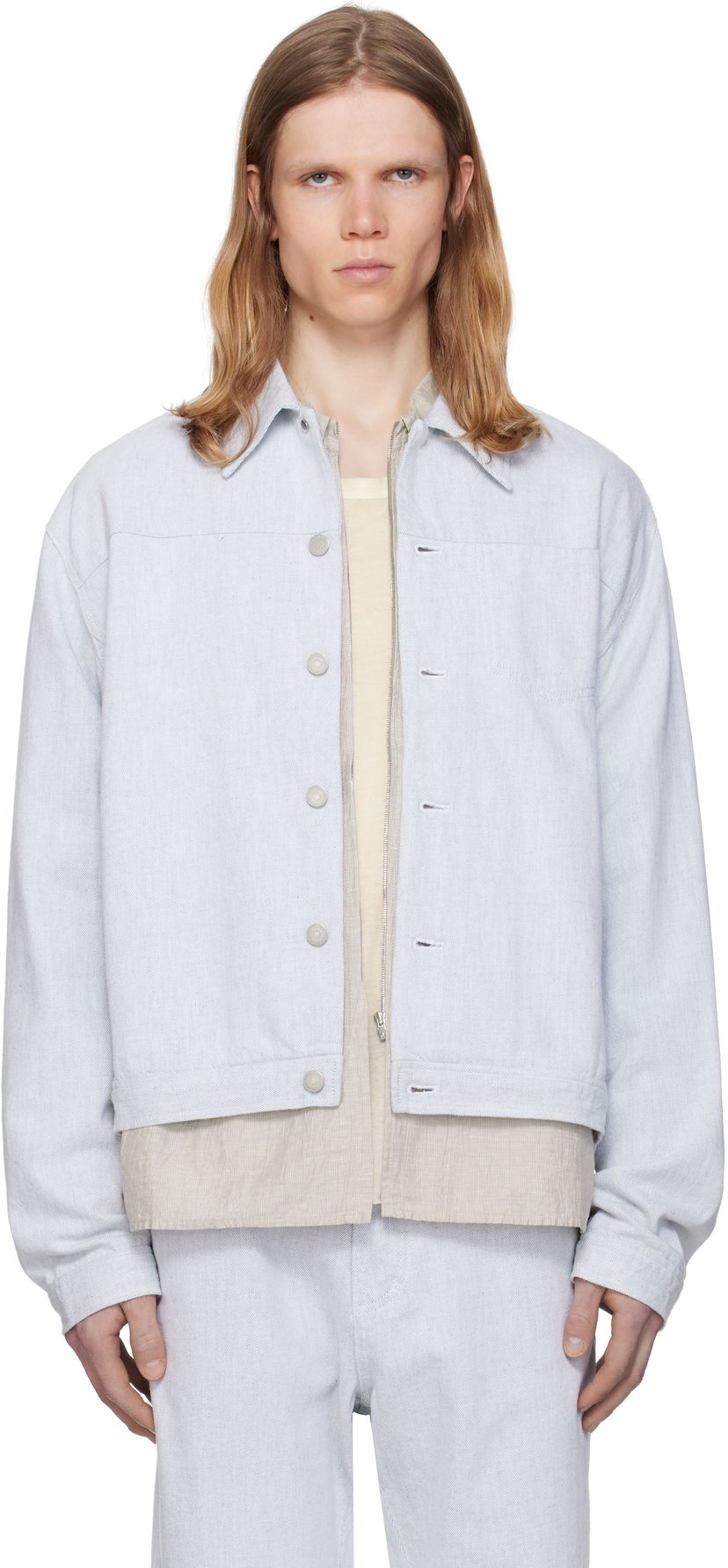 Takki Post Archive Faction (PAF) PAF 8.0 Right Denim Jacket Sininen | 8.0 ODJR-LG