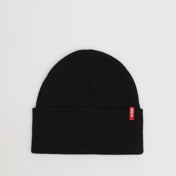 Pipo Levi's Slouchy Red Tab Beanie Musta | 77138-0889, 0