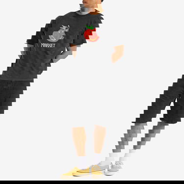 T-paita MARKET Smiley Honeycrisp Graphic Tee, Size Large Musta | 399002180-BLK, 4