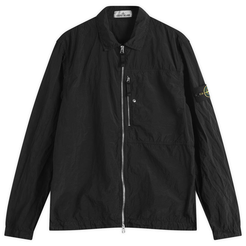 Paita Stone Island Nylon Metal Shirt Jacket, Size Large Musta | K1S151200005-V0029