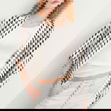 Paita Anine Bing Anine Bing Coco Short Sleeve Stripe Shirt, Size Large Monivärinen | A-07-11268-MTL95, 5