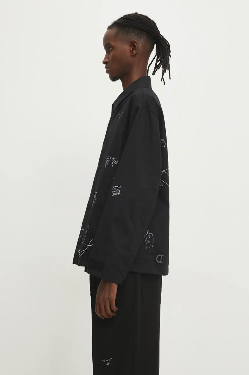 Takki UNDERCOVER Oversize Jacket with Print Musta | UC2D4212, 1