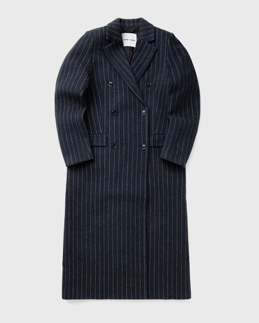 Takit Samsoe Samsoe Double-Breasted Pinstripe Coat Tummansininen | F24900016-CLR002321, 0