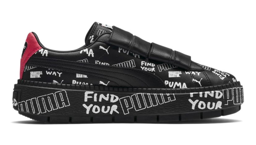 Tennarit ja kengät Puma Platform Trace Strap Musta | 366533-02