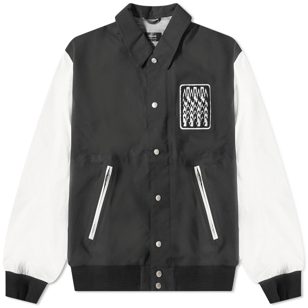 Takki Acronym Patch Logo Varsity Jacket Musta | J94-VT-BKW, 0