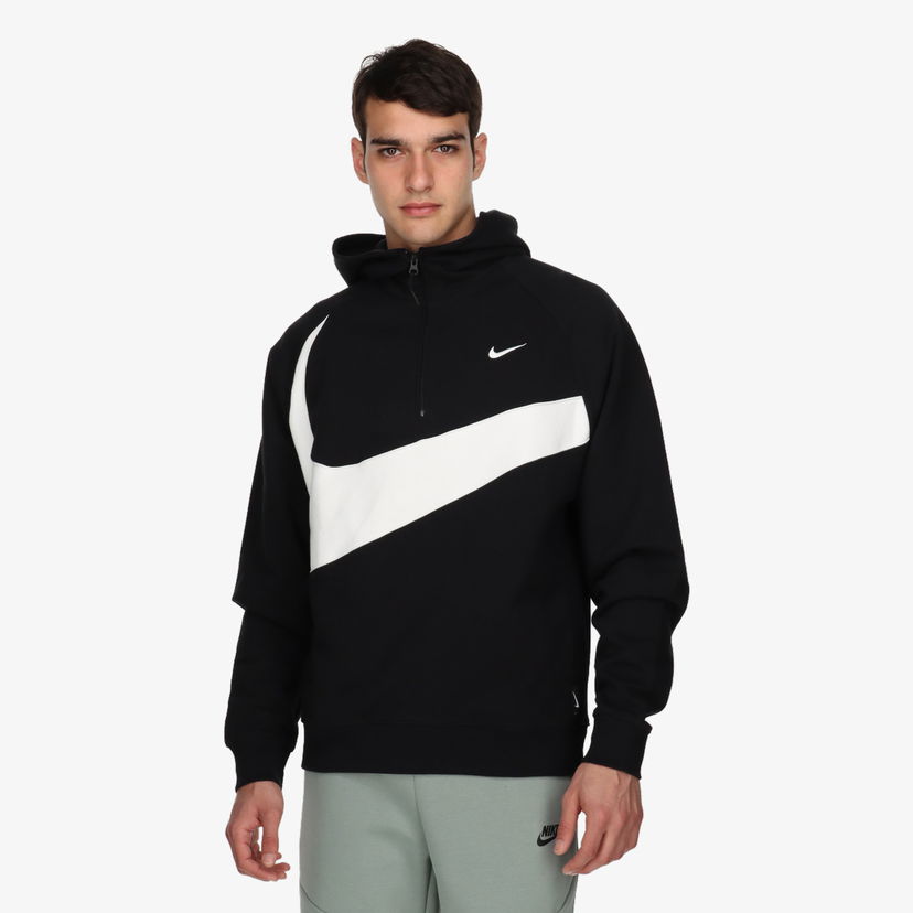 Huppari Nike Swoosh Hoodie Musta | DX0566-010