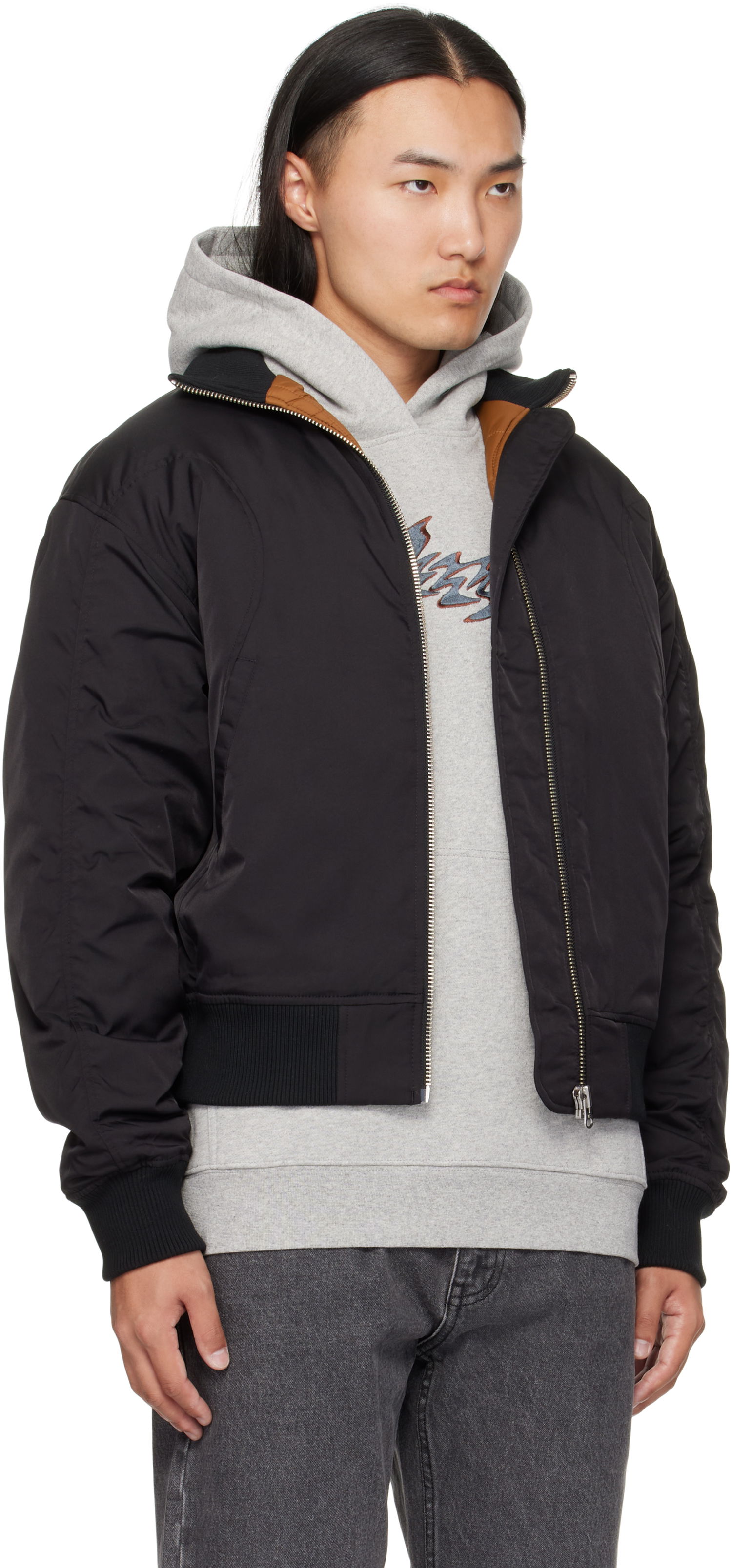 Bomber-takki Dime Dime Insulated Bomber Jacket Musta | DIMEFA251BLK, 1