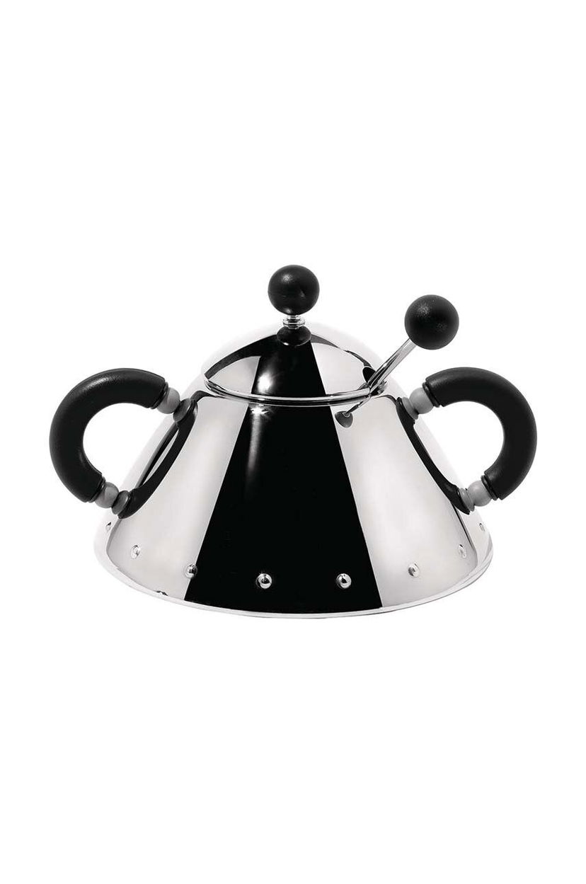 Kodin sisustus Alessi Sugar Bowl & Spoon Metallinen | 9097.B
