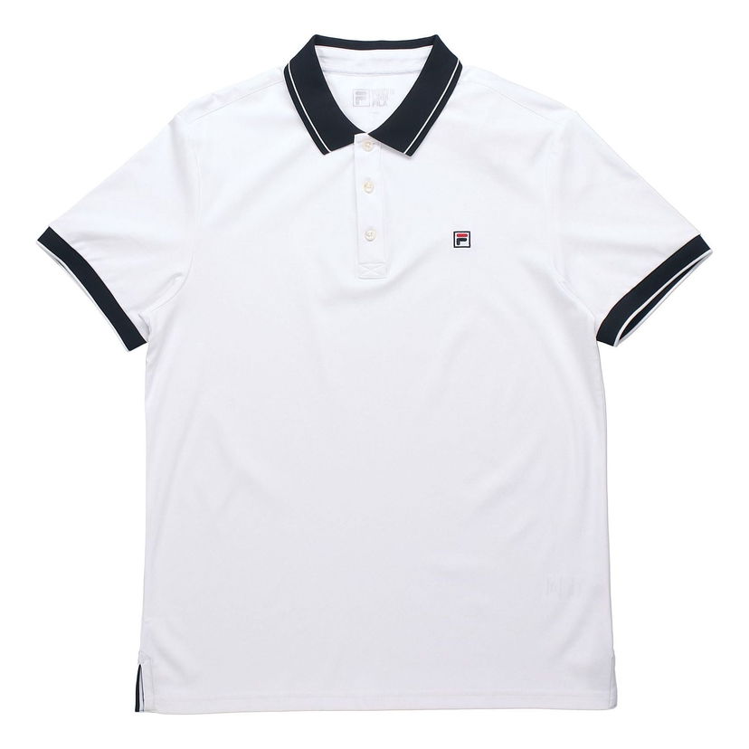 Poolopaita FILA Short Sleeve Polo Valkoinen | F11M128106F-WT
