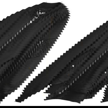 Bomber-takki Comme des Garçons Asymetric Bomber Jacket Musta | 1O-J016-052-1, 1