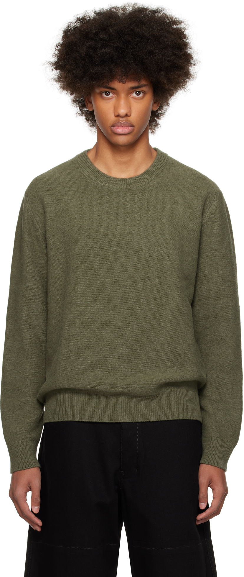 Villapaita LEMAIRE Crew Neck Sweater Vihreä | TO1254 LK1026