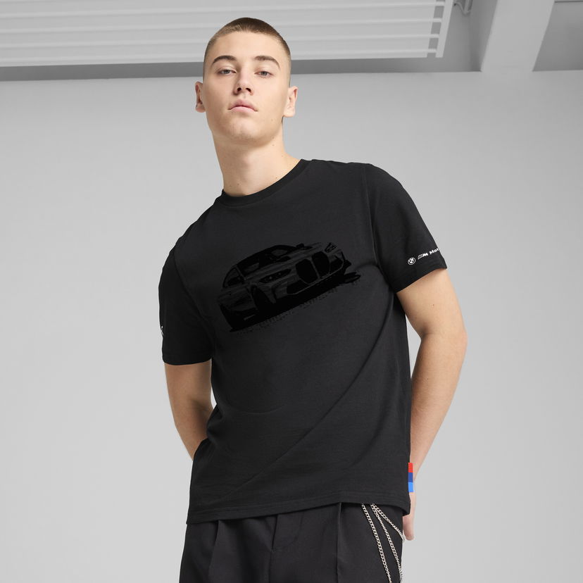 T-paita Puma BMW M Motorsport Essentials Graphic T-Shirt Musta | 630633_01