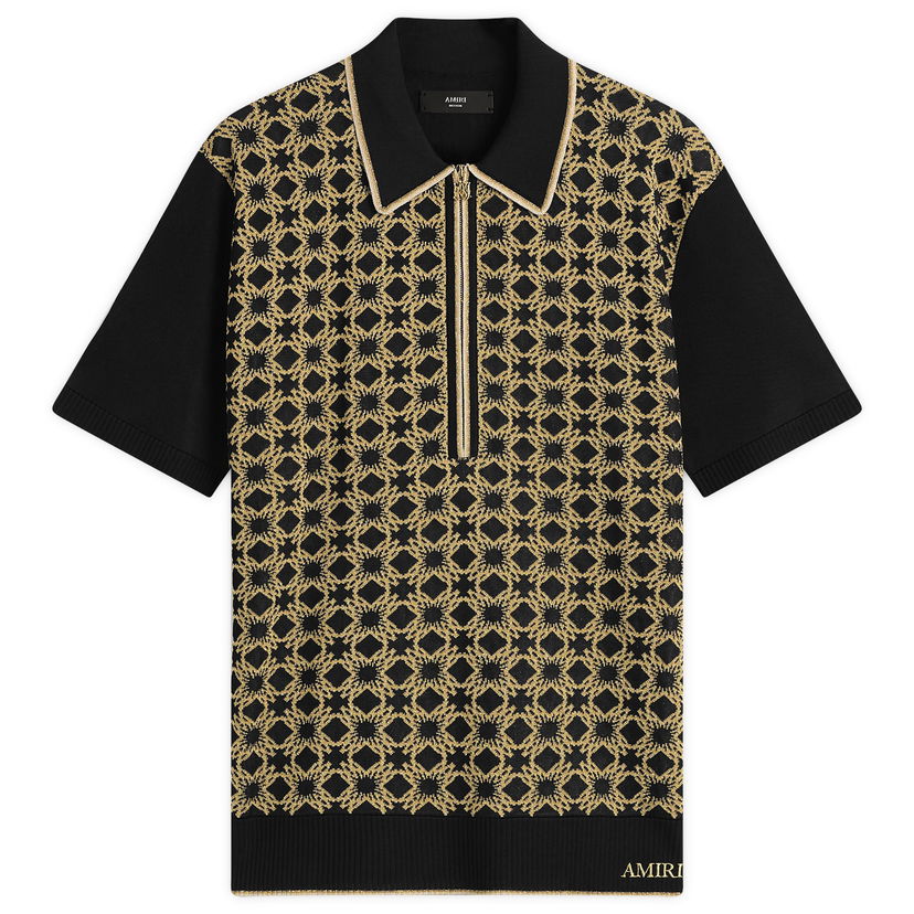 Poolopaita AMIRI Ma Quad Zip Polo Monivärinen | AMKNPO1072-BLK