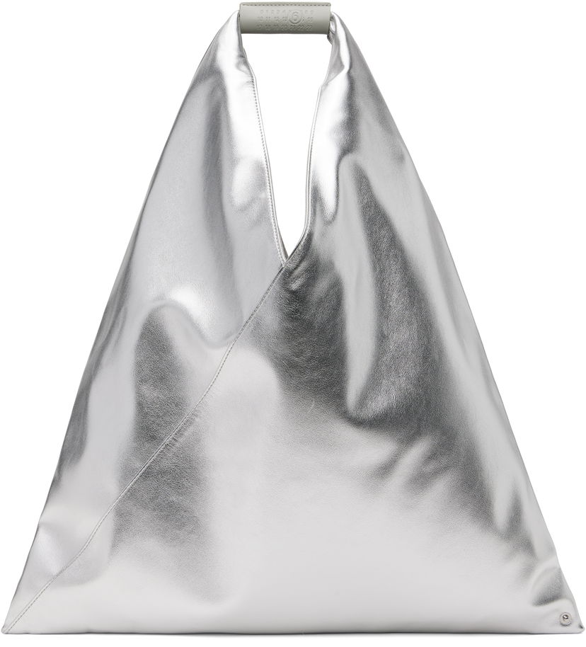 Kangaskassi Maison Margiela MM6 Maison Margiela Triangle Tote Metallinen | S54WD0039 P8496