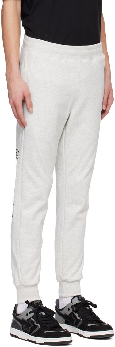 Verryttelyhousut AAPE by A Bathing Ape AAPE by A Bathing Ape Embroidered Sweatpants Harmaa | AAPPTMA691XAMWH2, 1