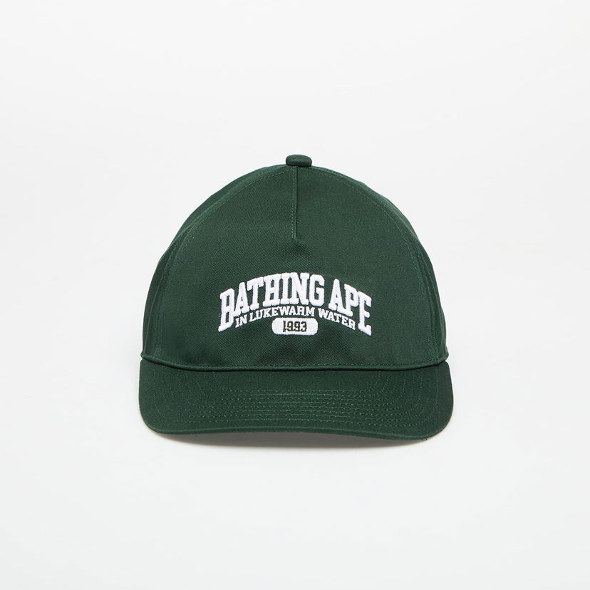 Korkki BAPE A BATHING APE Logo Cap Vihreä | 001CPL301309MOLD