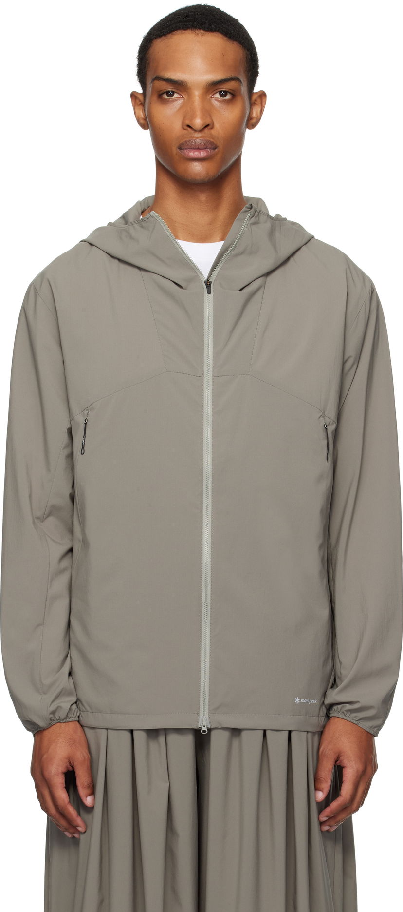 Takki Snow Peak Snow Peak Shadow Ripstop Jacket Harmaa | JK-25SU004