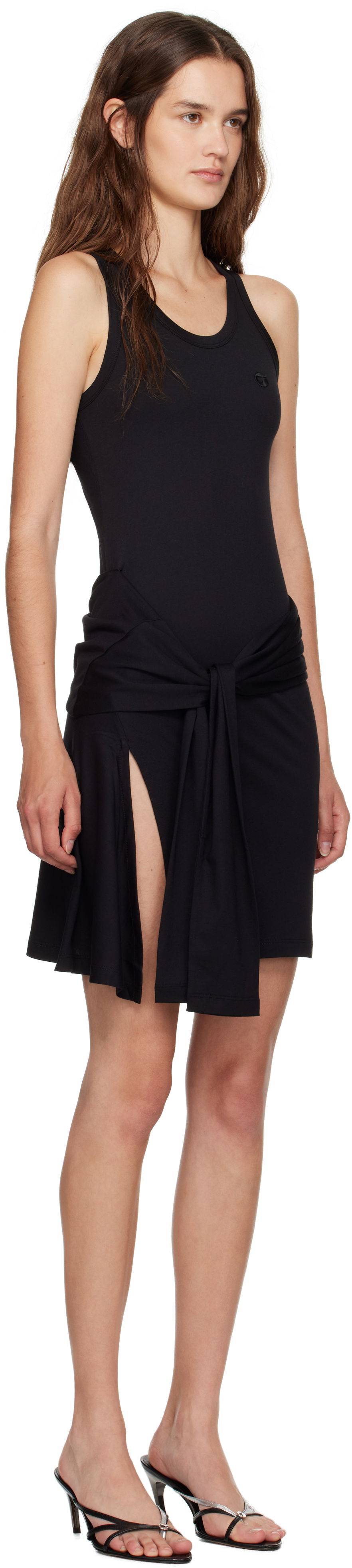 Mekko Coperni Coperni Knotted Jersey Minidress Musta | COPJS160F5009, 1