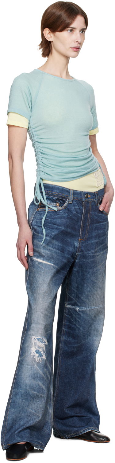 T-paita Andersson Bell Andersson Bell Cindy String Layered T-Shirt Sininen | atb1265w, 3