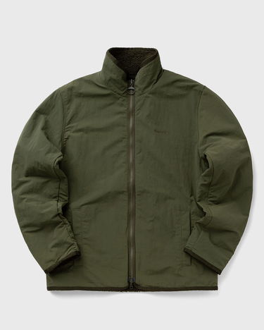 Takki Barbour Full-Zip Stand Collar Reverse Fleece Jacket Vihreä | MFL0195GN71, 0