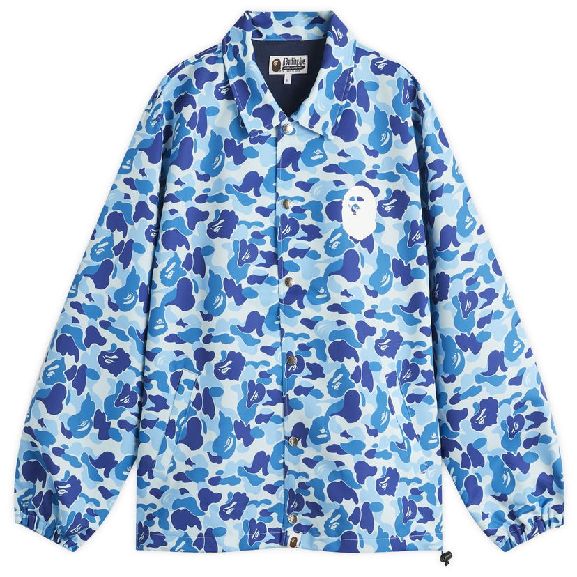 Tuulitakki BAPE A Bathing Ape ABC Camo Coach Jacket, Size L Sininen | 001LJL301010M-BLUE