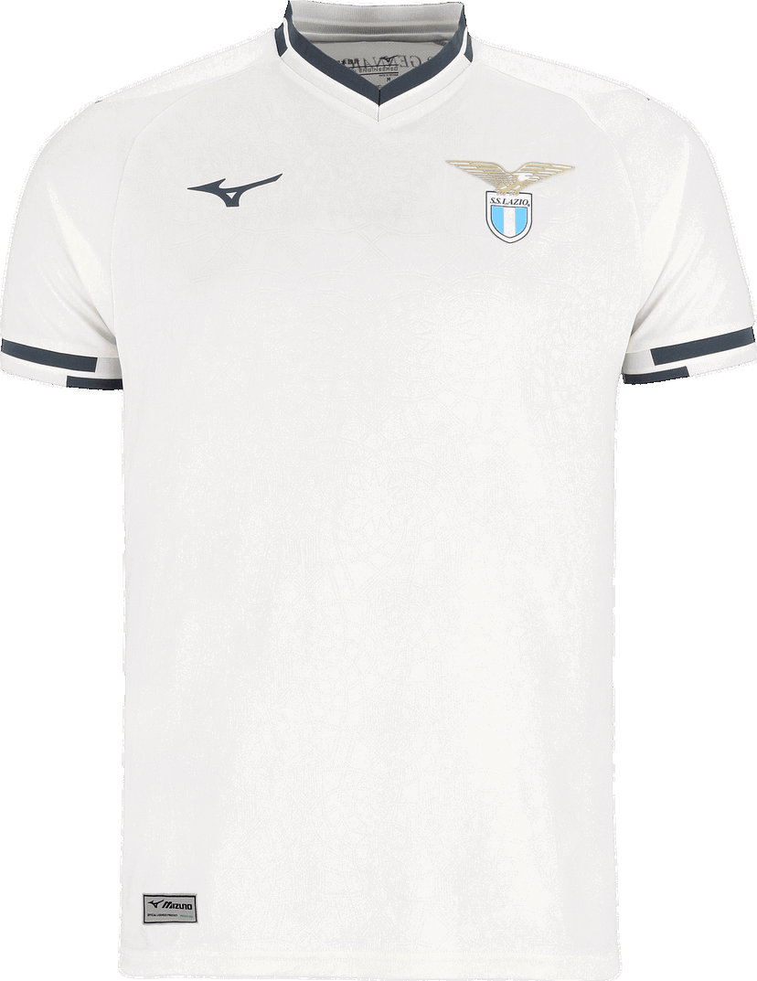 Jersey Mizuno Mizuno Lazio Roma Away Jersey 2025/26 Valkoinen | p2gacx08-07