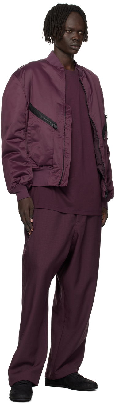 Bomber-takki Y-3 Y-3 Insulated Bomber Jacket Burgundia | KA2397, 3