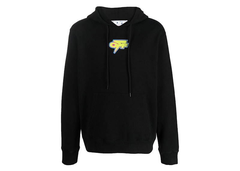 Huppari Off-White Degrade Thund Skate Arrows Hoodie Musta | OMBB097F22FLE0061070
