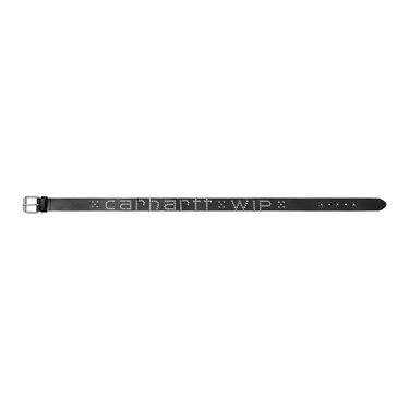 Vyöt Carhartt WIP Black Studded Script Belt Musta | I034422_6, 1