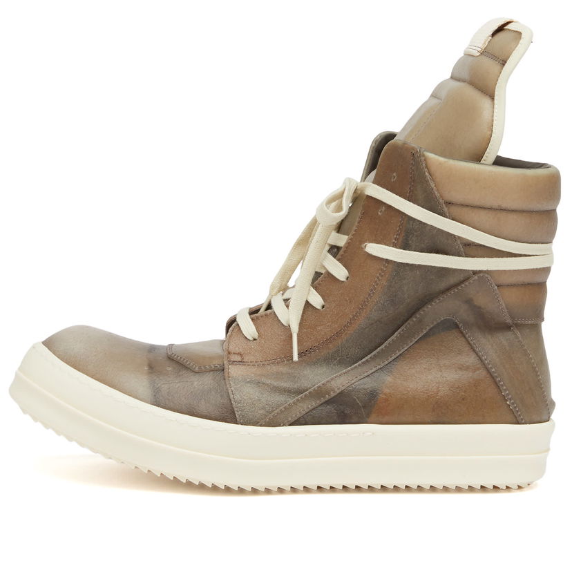 Tennarit ja kengät Rick Owens Rick Owens Transparent Leather Geobaskets Size EU 40 Ruskea | RR01E5894-LCT-34341
