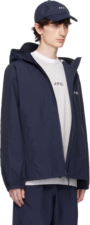 Tuulitakki A.P.C. A.P.C. ASICS Edition Meadow Hooded Jacket Tummansininen | PSAKM-M32001, 1