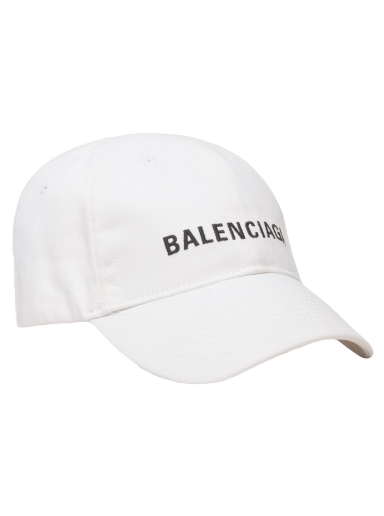 Korkki Balenciaga Logo Cap Valkoinen | 529192410B29060