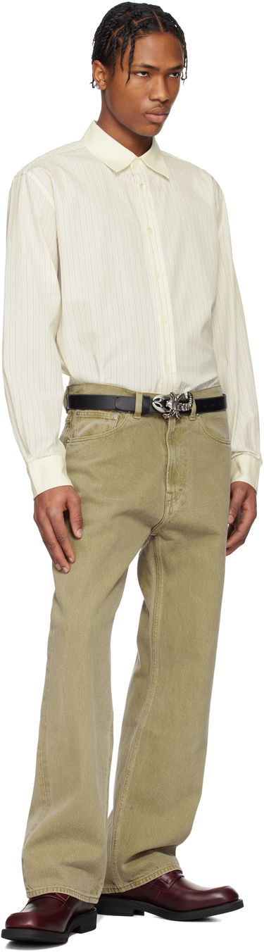 Vyöt OUR LEGACY Our Legacy Scorpion Leather Belt Musta | A2258SOB, 2