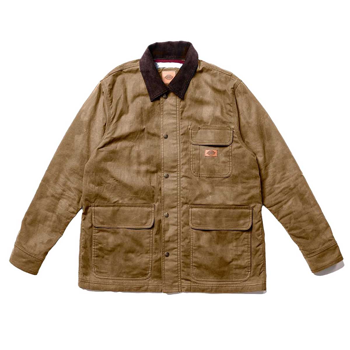 Takki Dickies Lucas Waxed Zip Jacket Beige | DK0A4YI4G441, 1