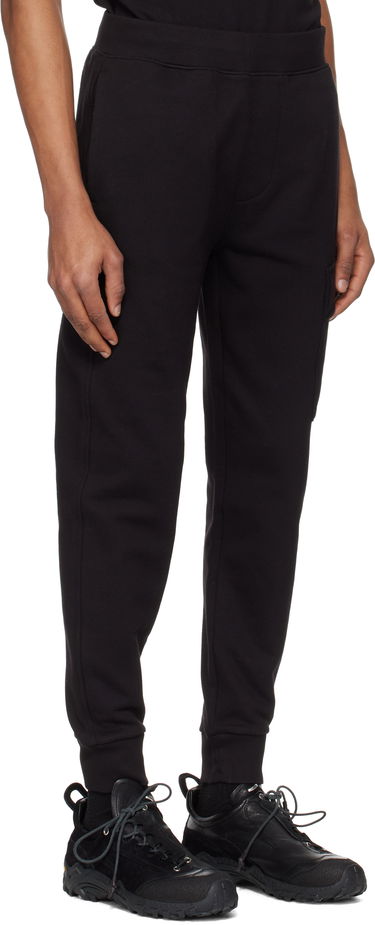 Verryttelyhousut C.P. Company C.P. Company Diagonal Raised Fleece Lens Sweatpants Musta | 18CMSP017A-005086W, 1