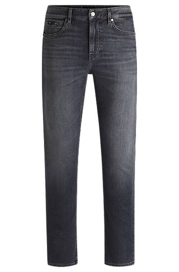 Jeans BOSS Slim-Fit Soft-Touch Denim Jeans Harmaa | 50532606