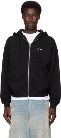 Cursive Small Logo Zip Hoodie