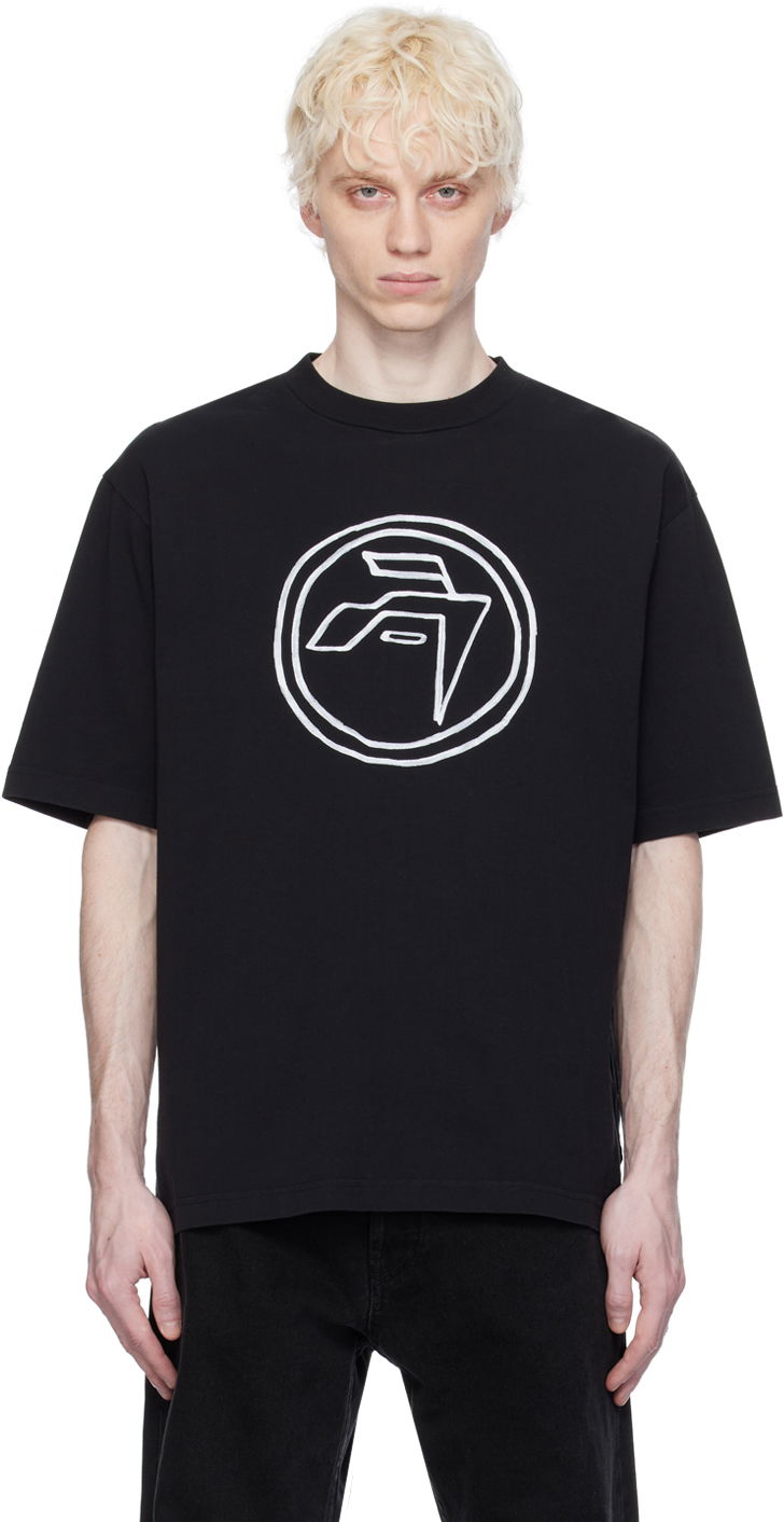 T-paita Ambush Emblem T-Shirt Musta | BMAA007S24JER0011001