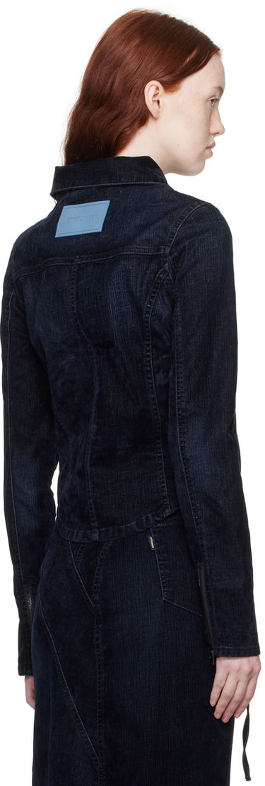 Takki Ottolinger Ottolinger Fitted Denim Jacket Tummansininen | 1703310, 2