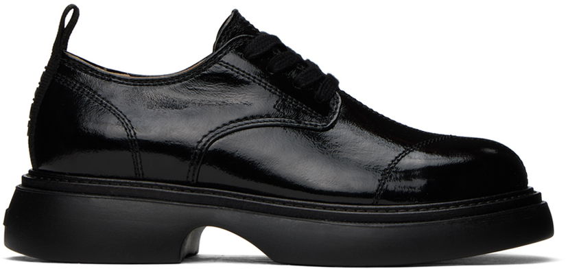 Vaatteet GANNI GANNI Everyday Lace-Up Derbys Musta | S2457