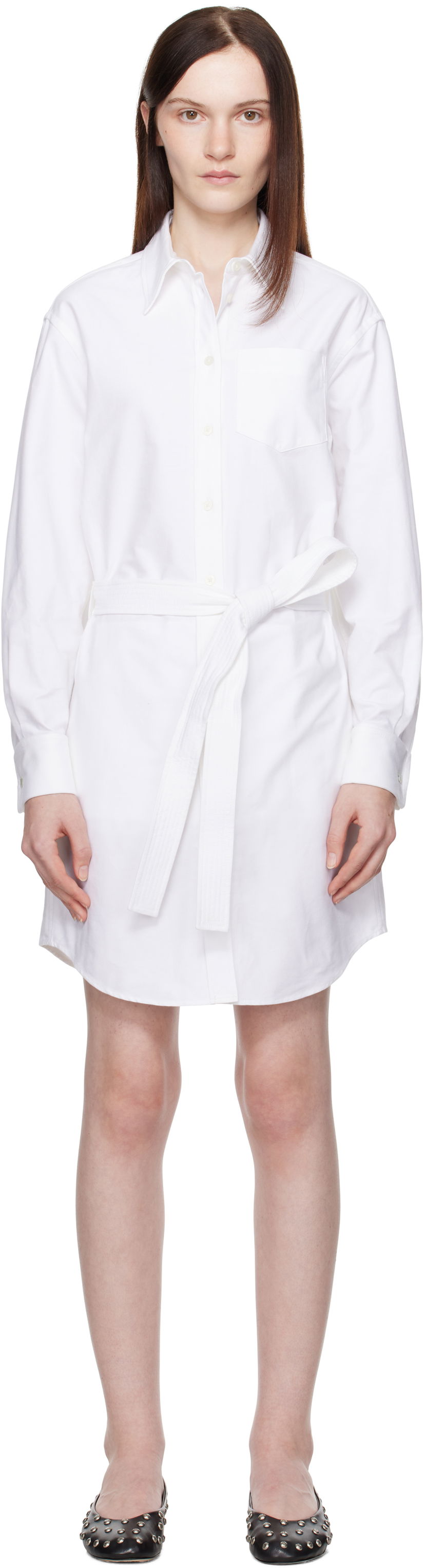 Paita KENZO Kimono Sleeve Shirt Dress Valkoinen | FF52RO4059LO