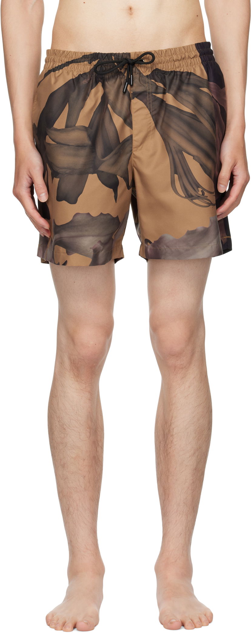Uimapuvut Dries Van Noten Dries Van Noten Patterned Swim Shorts Ruskea | 252-022500-2271