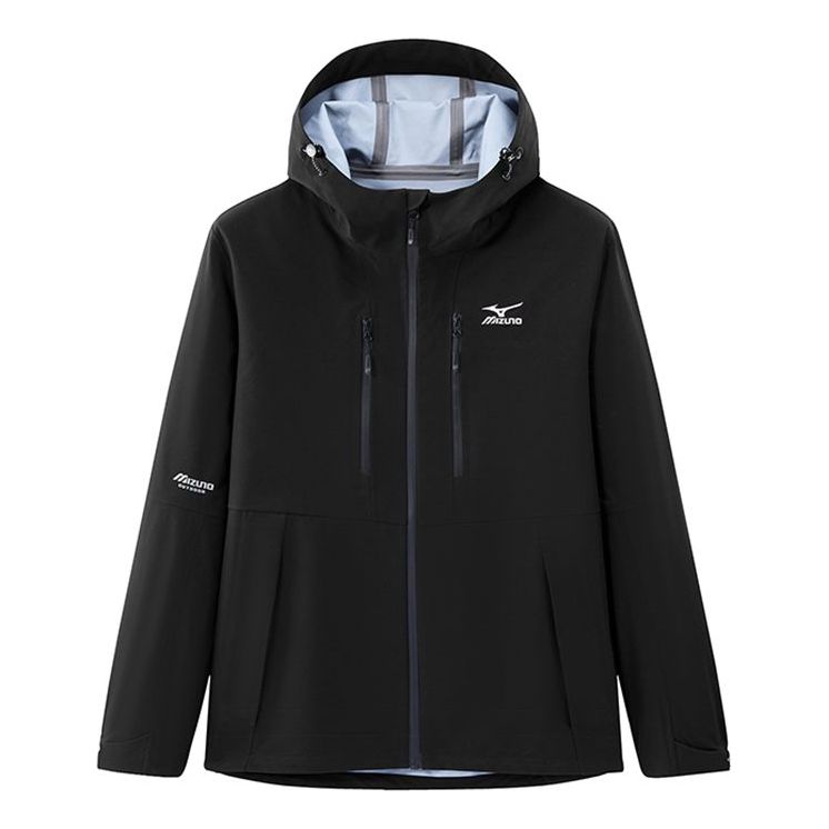 Tuulitakki Mizuno Classic Logo Outdoor Jacket Musta | A2CE3104